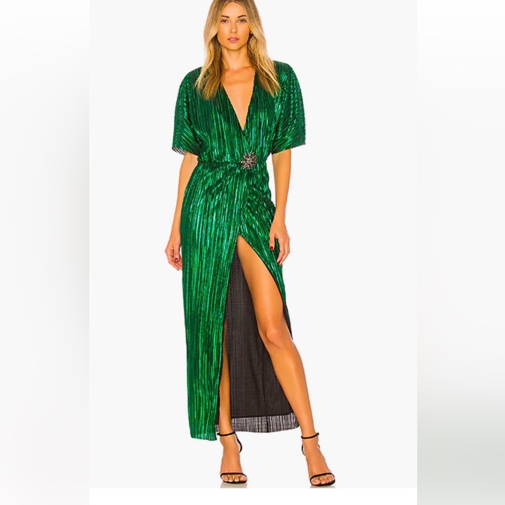 House of Harlow 1960 Emerald Sabrina Dress
